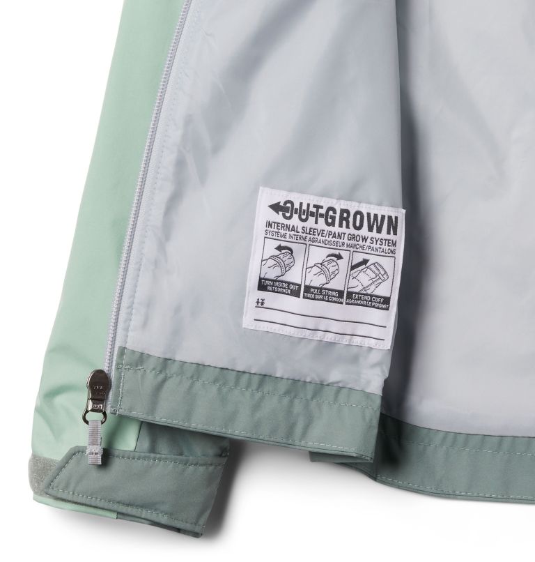 Manteau Rain Scape pour fille, Color: New Mint, Light Lichen, image 3