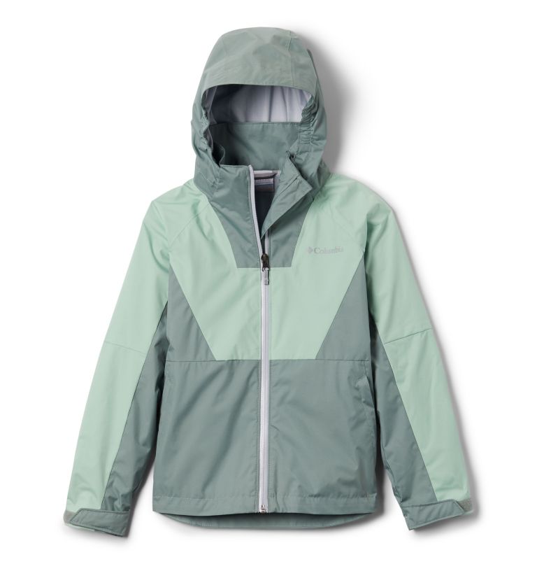 Manteau Rain Scape pour fille, Color: New Mint, Light Lichen, image 1