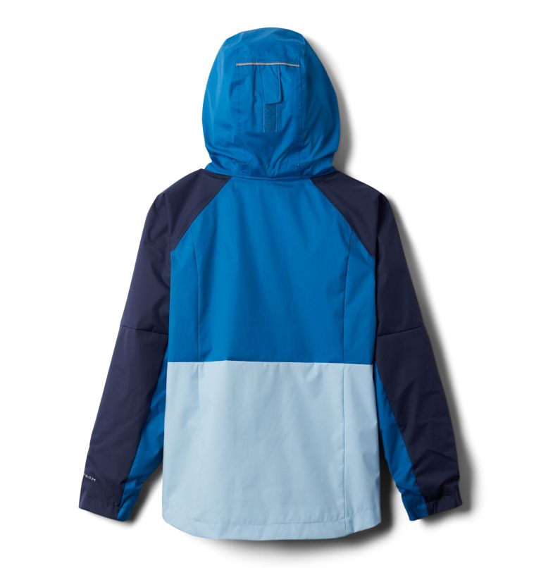 Girls' Rain Scape Jacket, Color: Nocturnal, Spring Blue, image 2