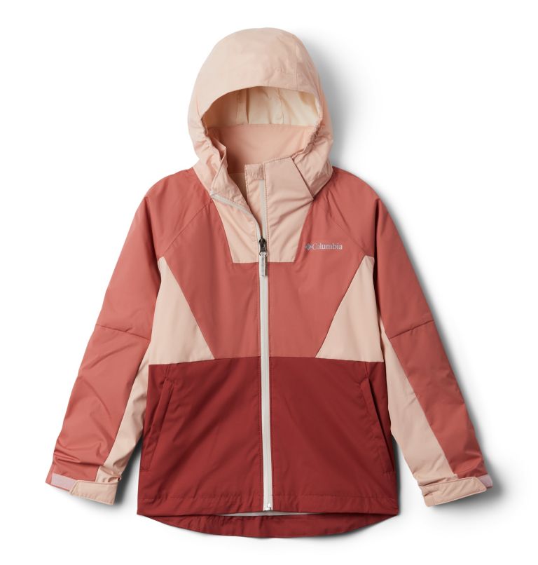Manteau Rain Scape pour fille, Color: Dusty Crimson, Dark Coral, image 1