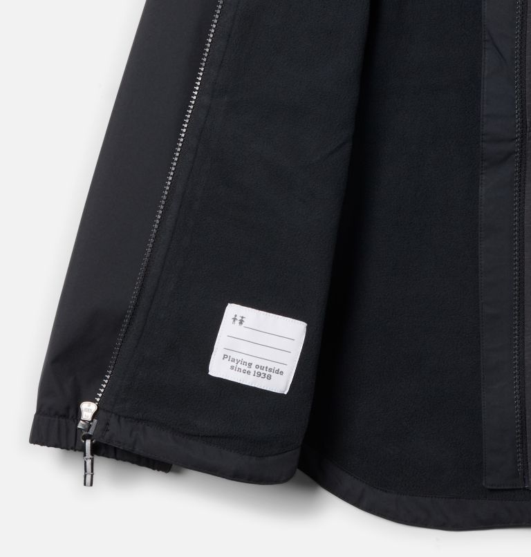 Manteau doublé de laine polaire Rainy Trails pour fille, Color: Black, image 3