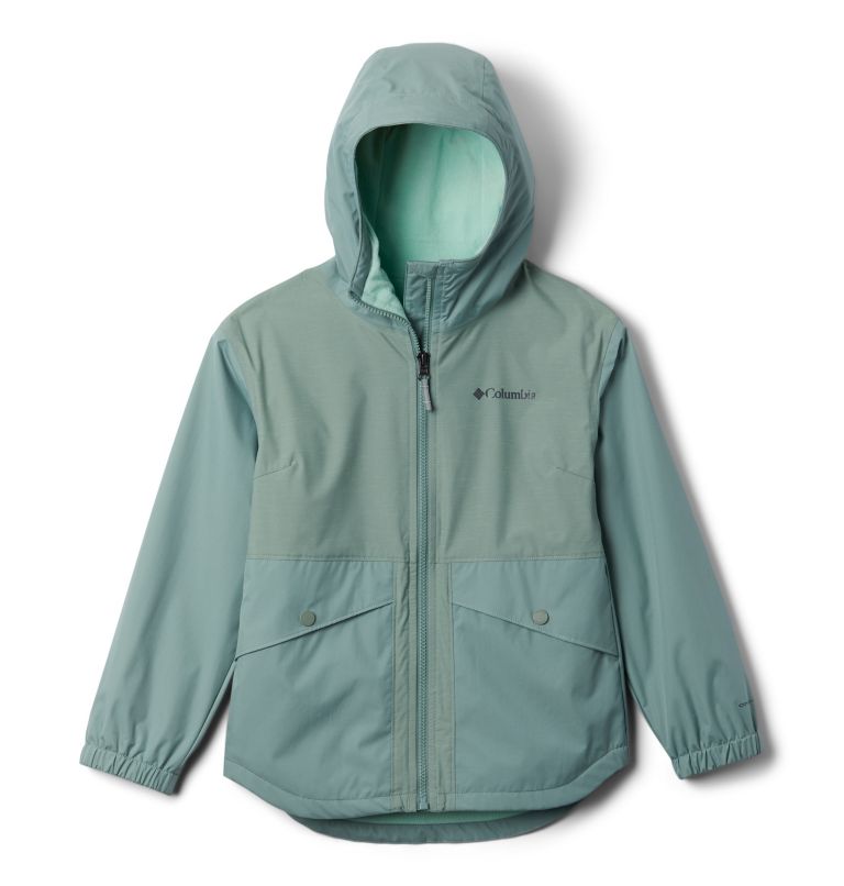 Columbia Kids' Unisex Rainy Trails Fleece Lined Waterproof Rain Jacket