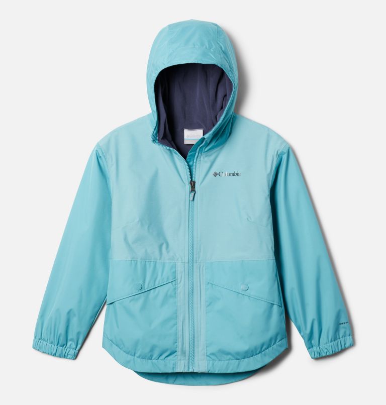 Rainy Trails Fleece Lined Jacket | 363 | XXS, Color: Sea Wave, Sea Wave Slub, image 1