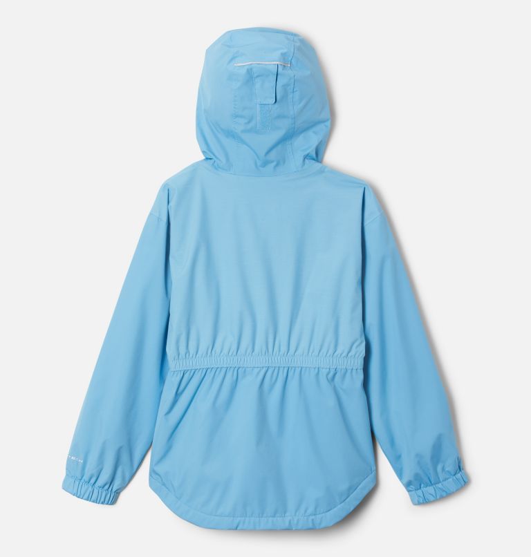 Thumbnail: Girls' Rainy Trails Fleece Lined Jacket, Color: Vista Blue, Vista Blue Slub, image 2