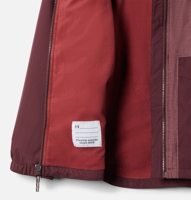 Rainy Trails Fleece Lined Jacket | 671 | XL, Color: Malbec, Malbec Slub, image 3