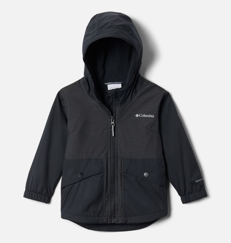 Thumbnail: Girls' Toddler Rainy Trails Fleece Lined Jacket, Color: Black, image 1