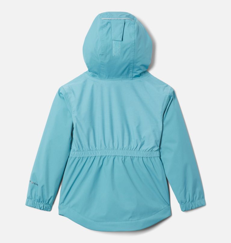 Manteau doublé de laine polaire Rainy Trails pour petite fille, Color: Sea Wave, Sea Wave Slub, image 2
