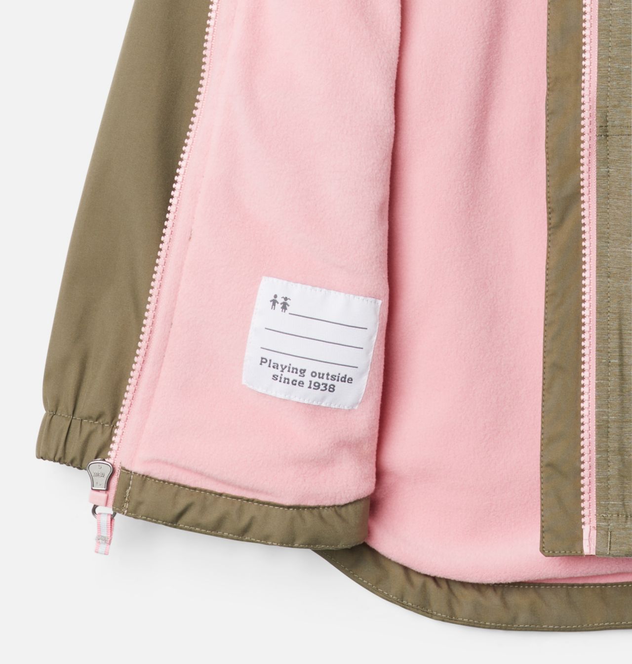 Manteau doublé de laine polaire Rainy Trails™ pour petite fille 3