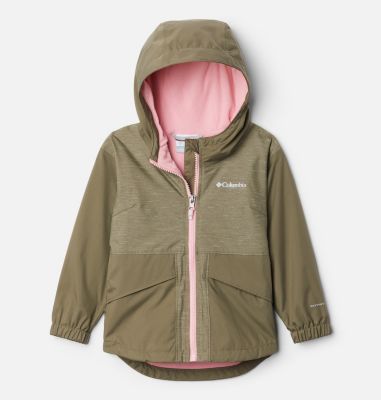 fleece lined rain coat girls