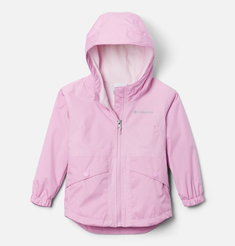 Girls' Toddler Rainy Trails Fleece Lined Jacket, Color: Cosmos, Pink Dawn, image 1
