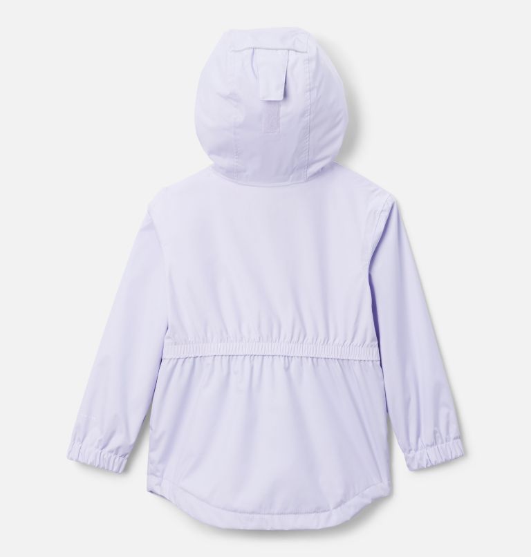 Girls' Toddler Rainy Trails Fleece Lined Jacket, Color: Purple Tint, image 2