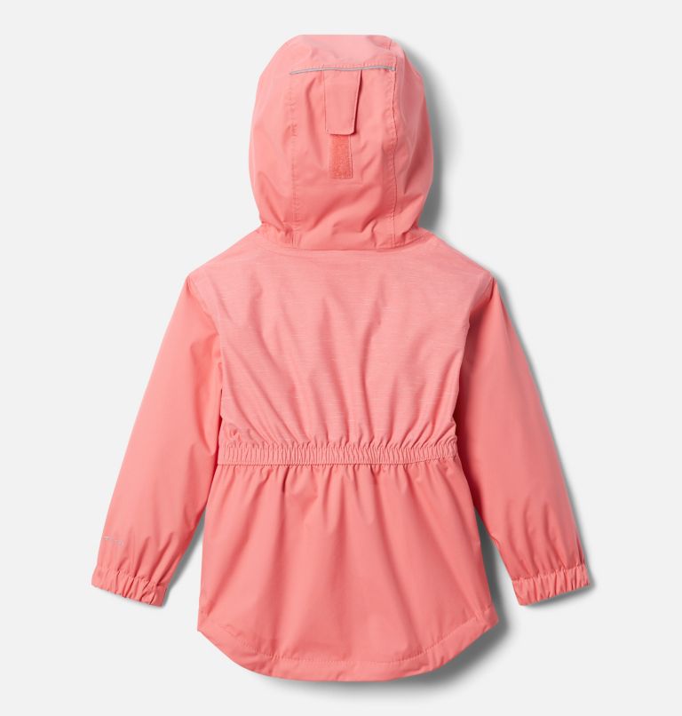 Manteau doublé de laine polaire Rainy Trails pour petite fille, Color: Salmon, image 2