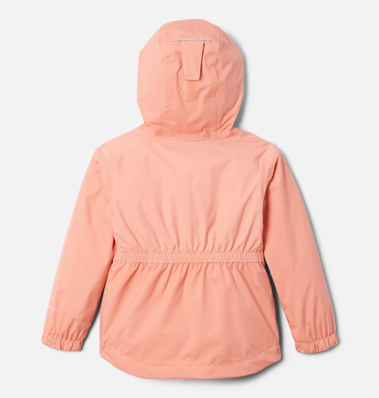 Manteau doublé de laine polaire Rainy Trails pour petite fille, Color: Coral Reef, Coral Reef Slub, image 2