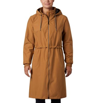 womens rain jacket with 2 way zipper