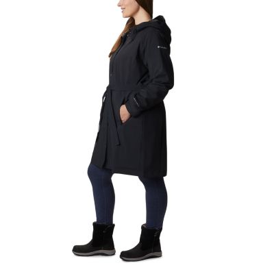 columbia women's here and there trench jacket