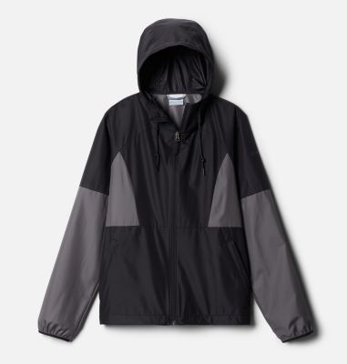 columbia black windbreaker womens