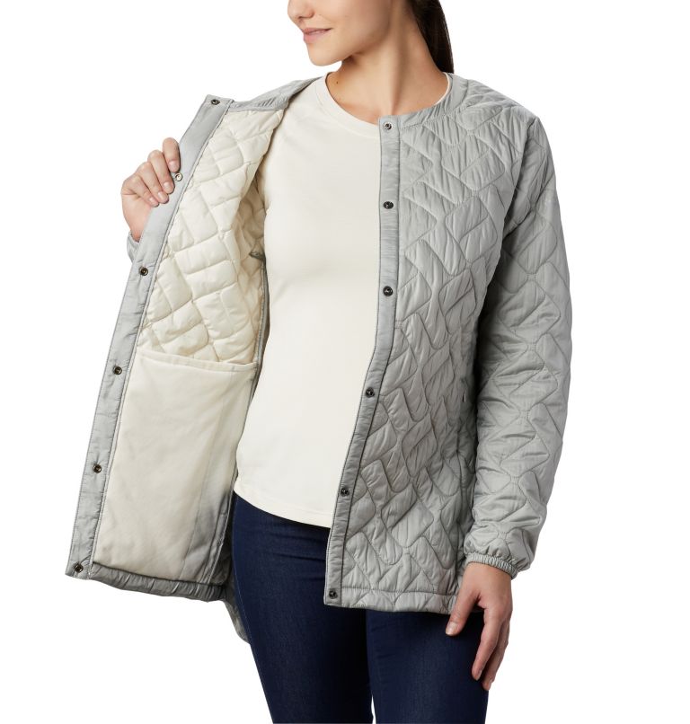 Women's Sweet View Mid Jacket, Color: Chalk Iridescent, image 5