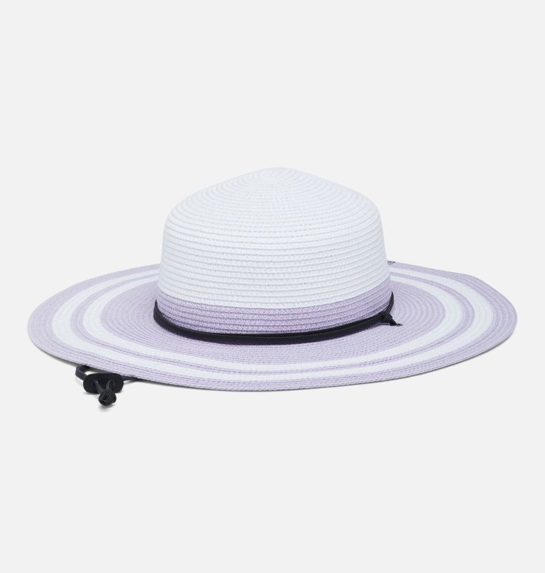 Women's Global Adventure Packable Hat II, Color: White, Purple Tint, image 1