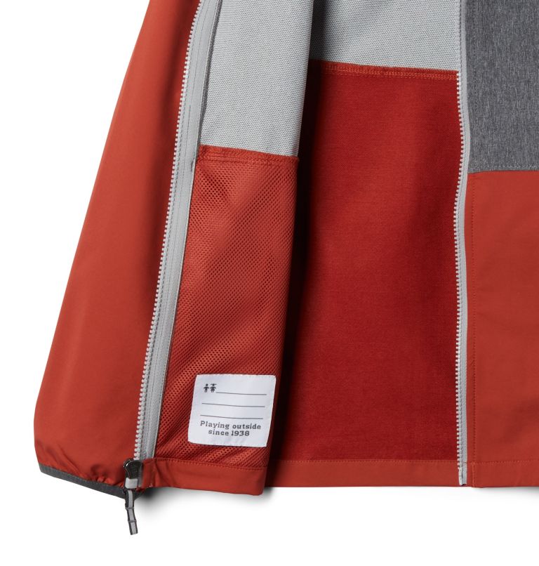 Rocky Range Softshell | 011 | XL, Color: Shark, Carnelian Red, image 3