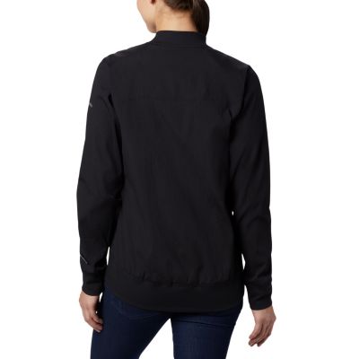 Blouson d&rsquo;aviateur long Bachy Butte&trade; pour femme Bachy Butte&trade; Long Bomber | 010 | L, Black, back