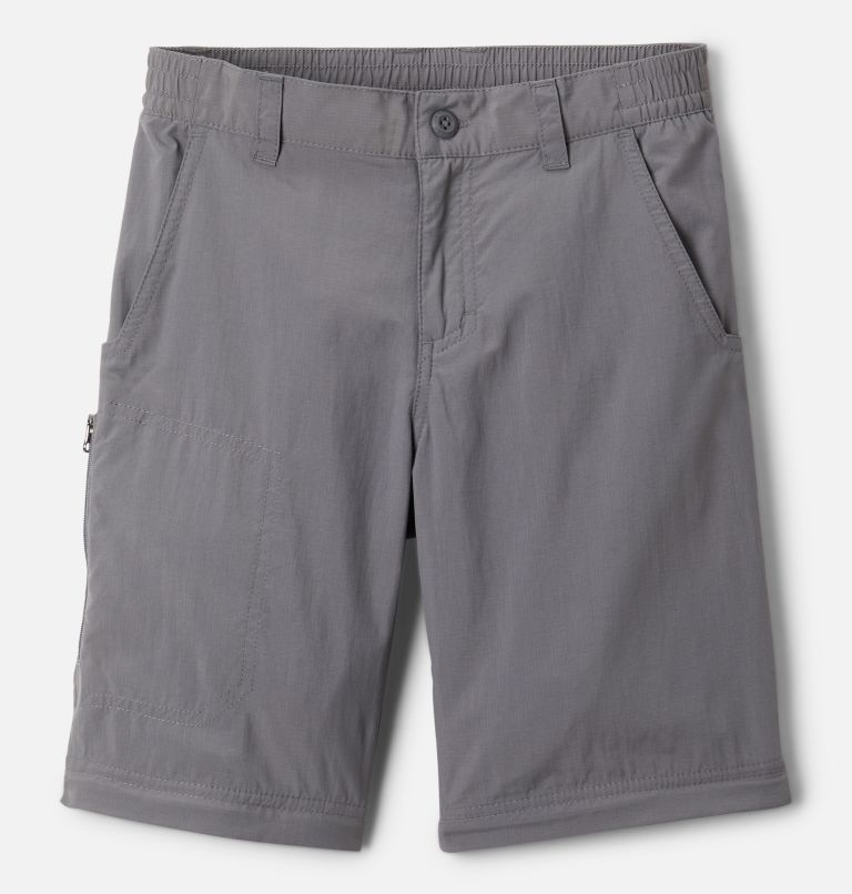 Boys' Silver Ridge IV Convertible Pants, Color: City Grey, image 3