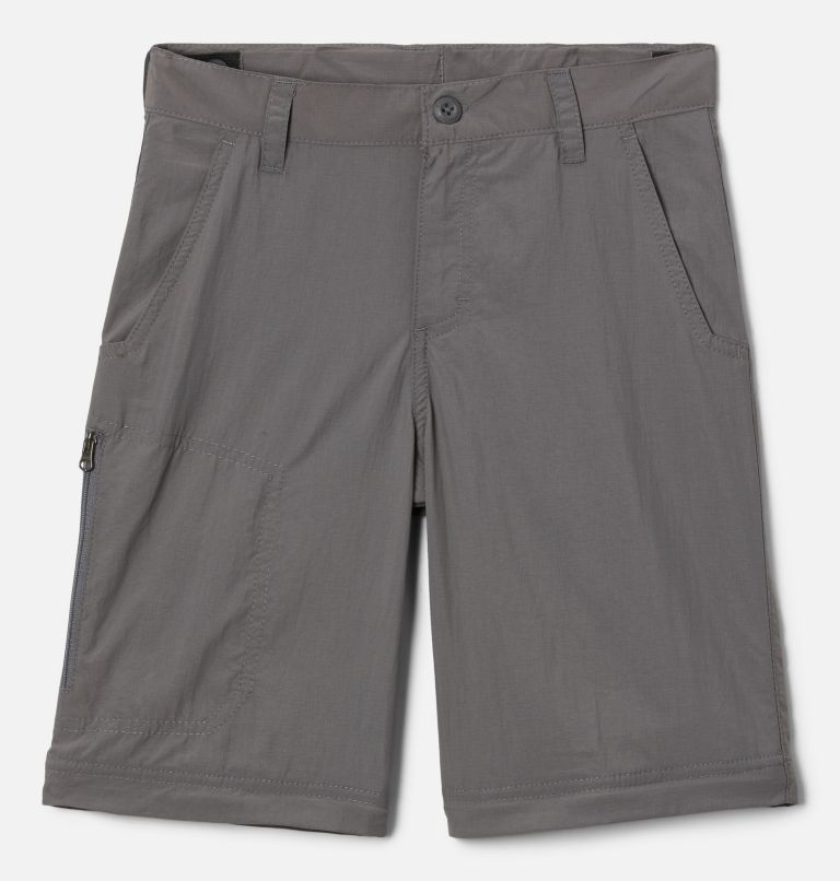 Thumbnail: Boys' Silver Ridge IV Convertible Pants, Color: City Grey, image 3