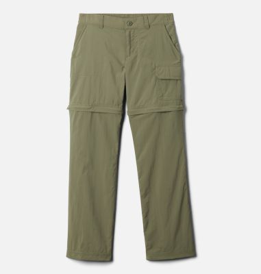 Girls' Silver Ridge&trade; IV Convertible Trousers Silver Ridge&trade; IV Convertible Pant | 267 | L, Stone Green, front