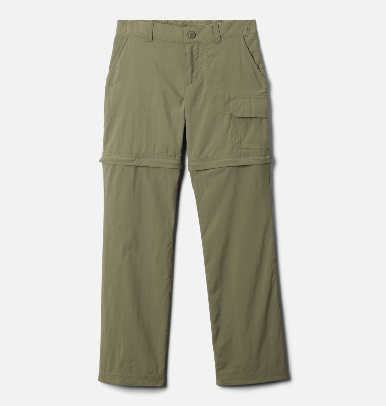 Girls' Silver Ridge IV Convertible Trousers, Color: Stone Green, image 1
