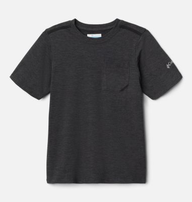 Boys' Tech Trek&trade; T-Shirt Tech Trek&trade; Short Sleeve Tee | 464 | L, Black Heather, front