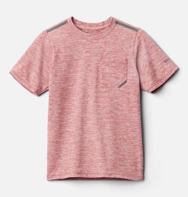 Boys' Tech Trek&trade; T-Shirt Tech Trek&trade; Short Sleeve Tee | 464 | L, Red Velvet Heather, front