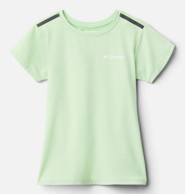 T-shirt Tech Trek&trade; Fille Tech Trek&trade; Short Sleeve Tee | 360 | L, Lime Glow Heather, front