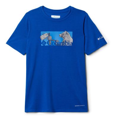 Boys' Ranco Lake&trade; T-Shirt Ranco Lake&trade; Short Sleeve Tee | 464 | XS, Azul Nature Portrait, front