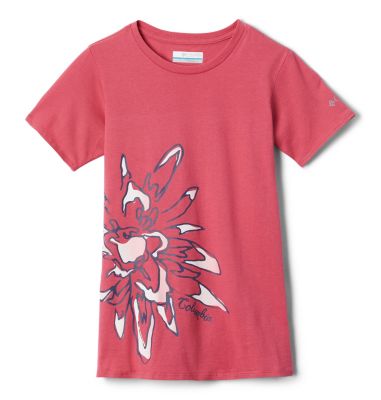 Girls' Peak Point&trade; T-Shirt Peak Point&trade; T-Shirt | 634 | L, Rouge Pink Side Treatment, front