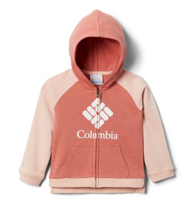Girls' Toddler Columbia&trade; Branded French Terry Full Zip Hoodie