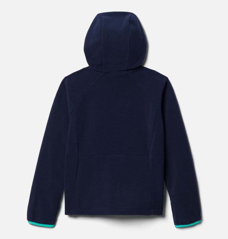 Chandail à capuchon en laine polaire avec fermeture éclair pleine longueur Fast Trek II pour enfant, Color: Collegiate Navy, image 2
