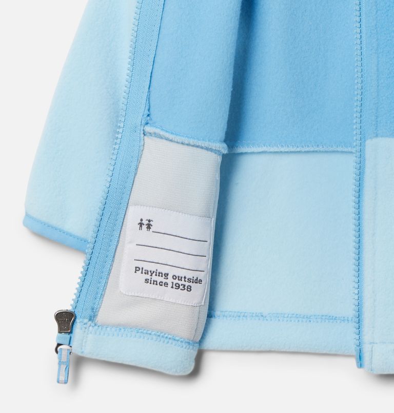 Infant Fast Trek II Fleece Hoodie, Color: Spring Blue, Vista Blue, image 3
