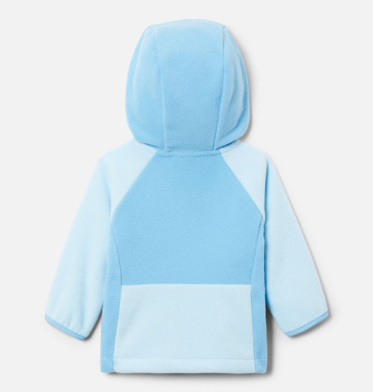 Thumbnail: Infant Fast Trek II Fleece Hoodie, Color: Spring Blue, Vista Blue, image 2