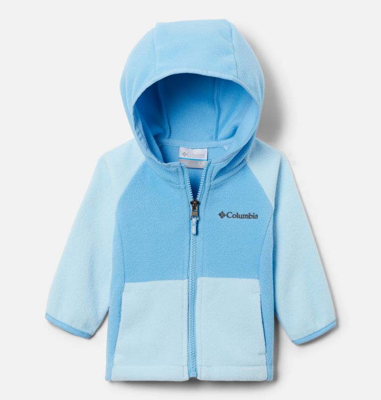 Infant Fast Trek II Fleece Hoodie, Color: Spring Blue, Vista Blue, image 1