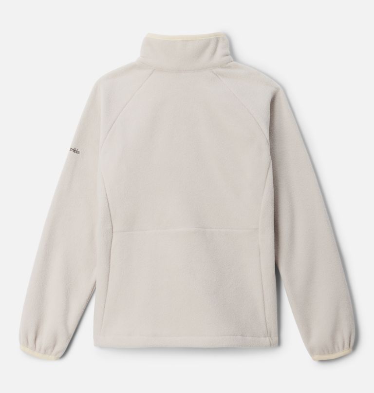 Kids' Fast Trek III Full Zip Fleece, Color: Dark Stone, Chalk, image 2