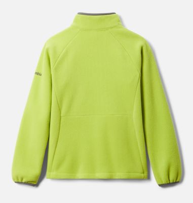 Youth Fast Trek&trade; III Fleece Full Zip Fast Trek&trade; III Fleece Full Zip | 327 | XS, Bright Chartreuse, City Grey, back