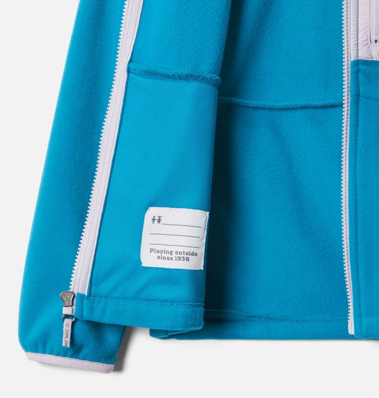Fast Trek III Fleece Full Zip | 462 | M, Color: Fjord Blue, Pale Lilac, image 3