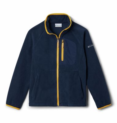Polaire Fast Trek&trade; III Fille Fast Trek&trade; III Fleece Full Zip | 613 | XXS, Collegiate Navy, Bright Gold, front