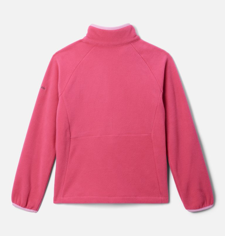 Youth Fast Trek III Fleece Jacket, Color: Ultra Pink, Cosmos, image 2