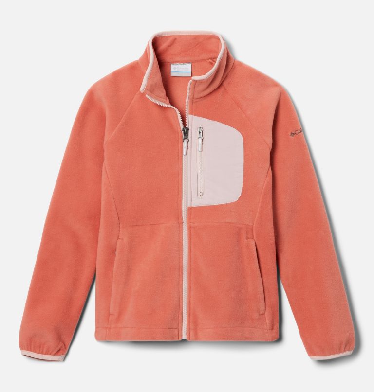 Thumbnail: Youth Fast Trek III Fleece Jacket, Color: Faded Peach, Dusty Pink, image 1