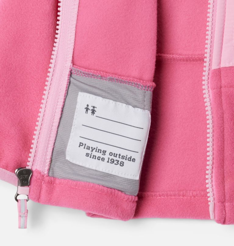 Manteau polaire à fermeture éclair Fast Trek III Bébé, Color: Wild Geranium, Wild Rose, image 3