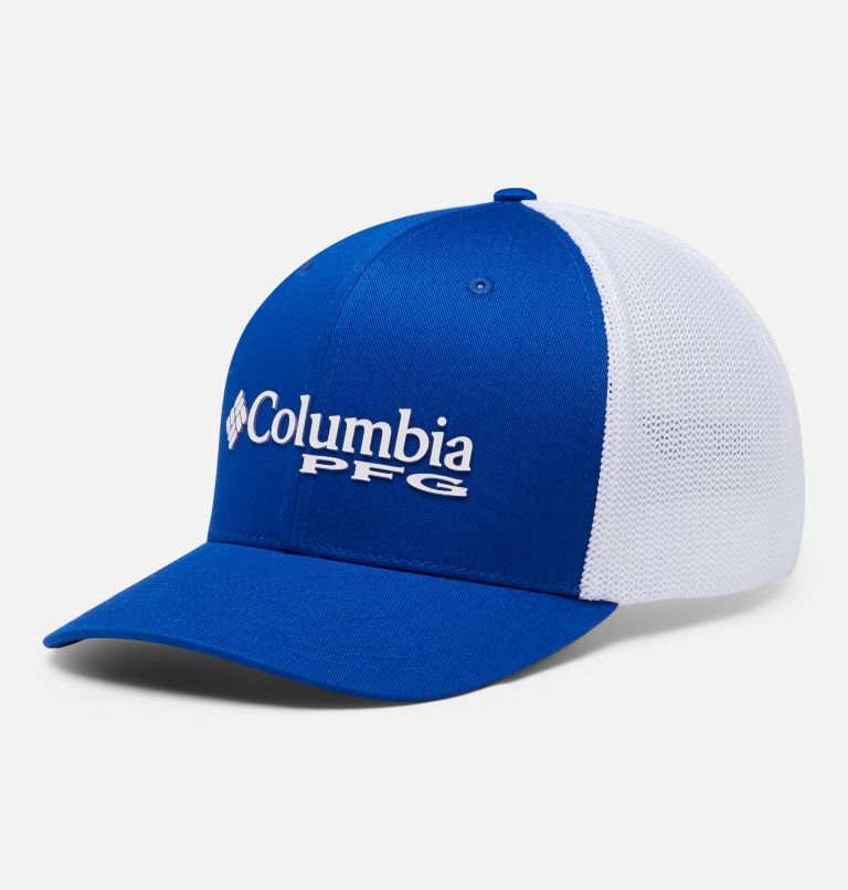 Details about   Columbia PFG Hook Patch Flat Brim Fitted Mesh Flexfit Cool Grey and Black L/XL 
