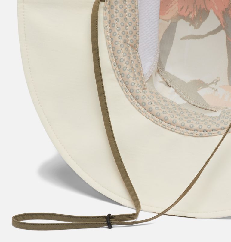 Women's Sun Goddess Booney, Color: Chalk Floriculture Print, image 3