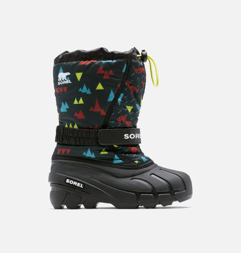 Thumbnail: Youth Flurry Print Boot, Color: Black, Black, image 1