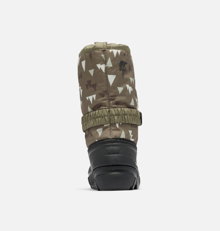 Youth Flurry Print Boot, Color: Stone Green, Black, image 3