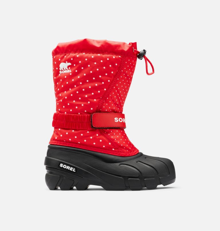 Thumbnail: Youth Flurry Print Boot, Color: Cherrybomb, Black, image 1